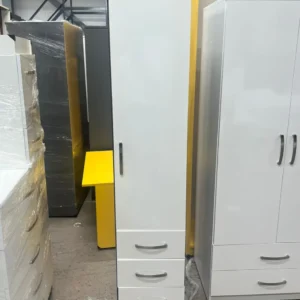 1 door wardrobe with 3 drawers