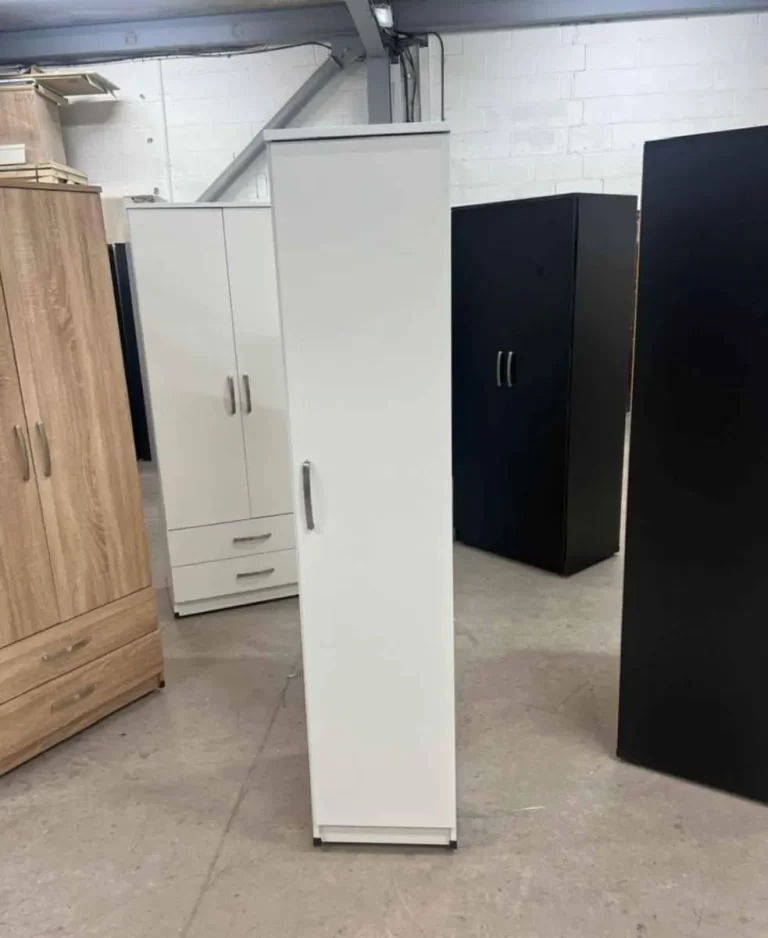 1 Door Small Wardrobe with Storage Shelf 2 1