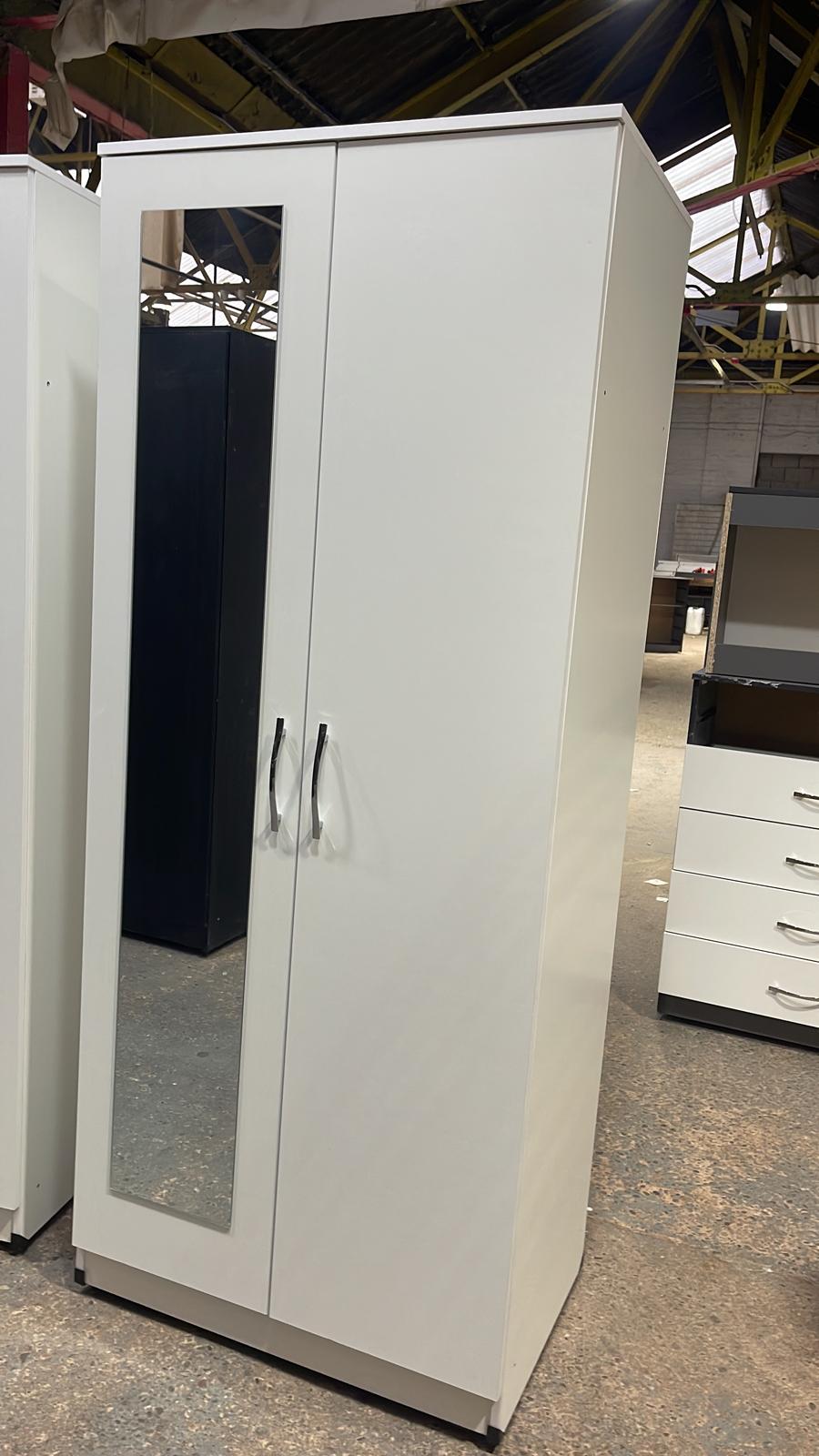 2 door wardrobe with 1 mirror 4 2 door wardrobe with 1 mirror white