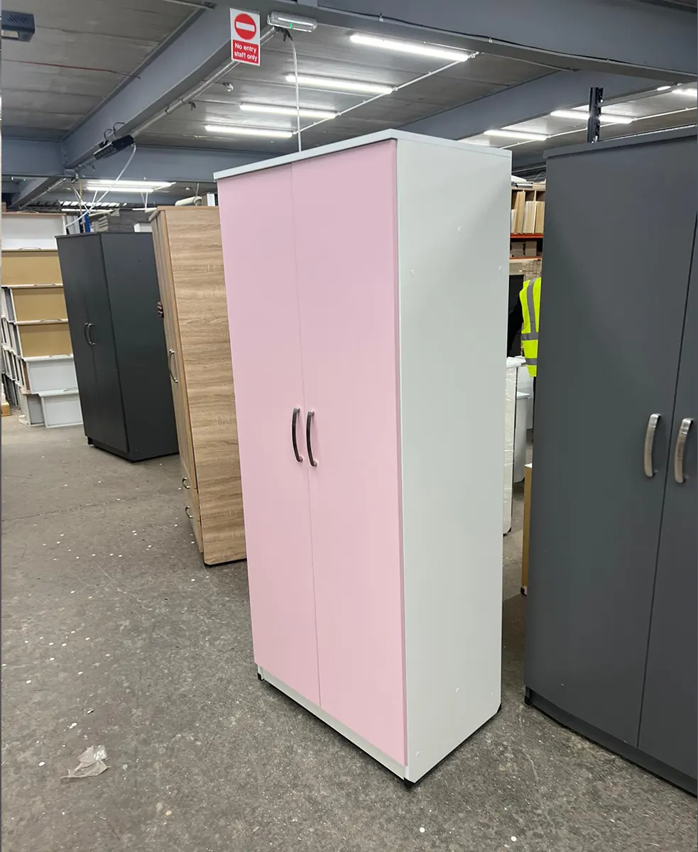 2 Door Plain Wardrobe 8 img-2-door-plain-wardrobe-pink2