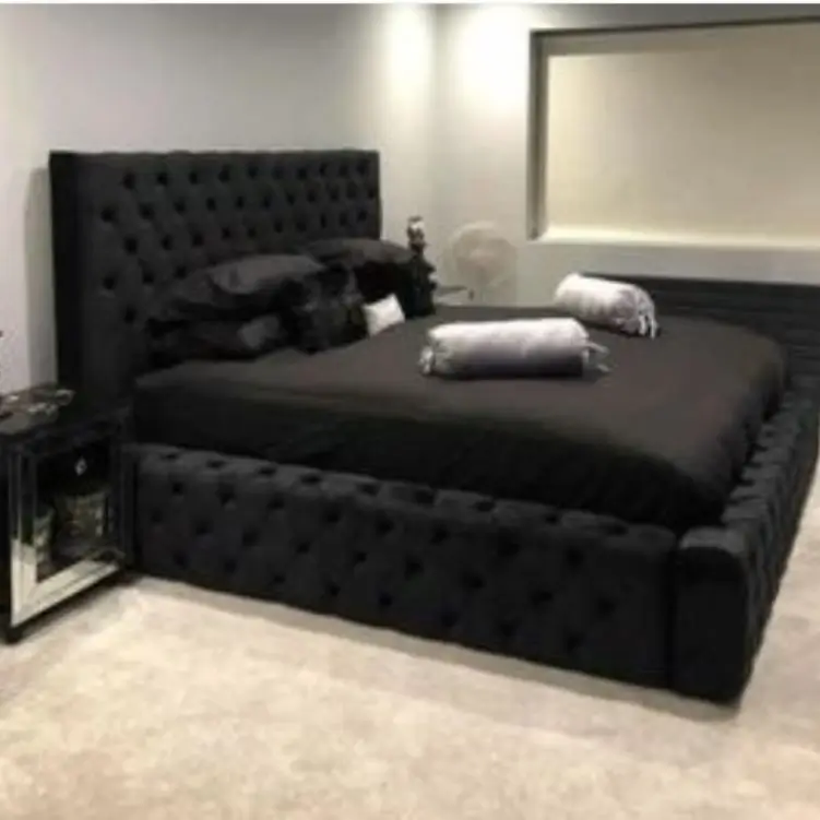Black Ambassador Bed Ottoman Storage 1 Black-Ambassador-Bed