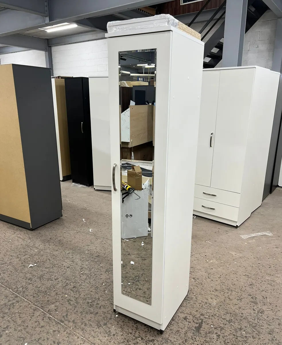 1 Door Mirrored Childs Wardrobe 1 childs wardrobe