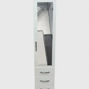 wardrobe with drawer and mirror